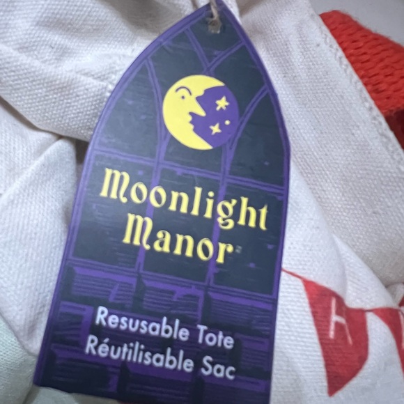 Halloween Large Reusable Canvas Tote Bag, NWT 16 x 16 - Picture 4 of 5